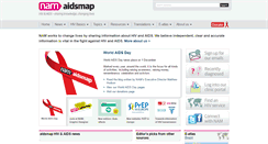 Desktop Screenshot of aidsmap.com